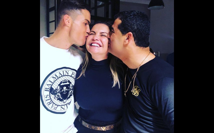 Cristiano Ronaldo, Katia e Hugo Aveiro