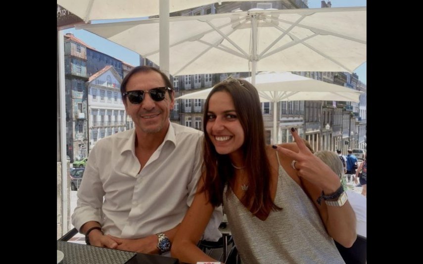 Fernando Gomes com a filha Filipa