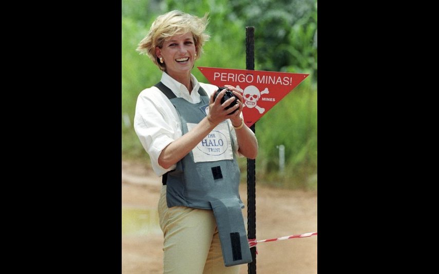 A princesa Diana era uma mulher solidária e apoiava várias instituições