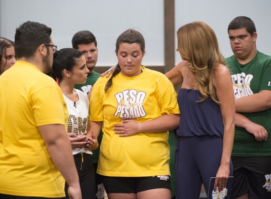 Rita Jaqueta, de 23 anos, em setembro de 2015, participou como concorrente no programa da SIC Peso Pesado Teen. Na altura entrou com 16 anos, e a pesar 103,8 quilos.