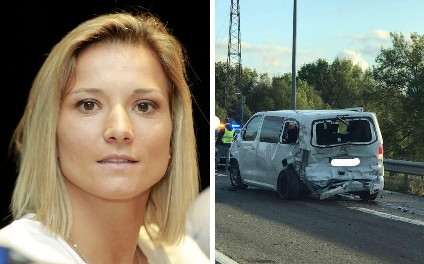 Telma Monteiro ficou ferida num acidente de viação