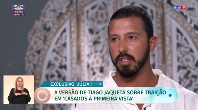 Tiago Jaqueta admitiu que traiu Dina guedes com Anna durante a lua de mel. O noivo de Casados à Primeira Vista assume-se arrependido, numa entrevista que concedeu a Júlia Pinheiro.