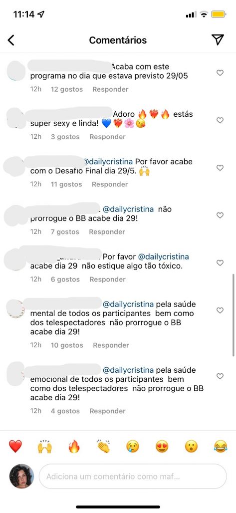 A discussão entre Quinaz e Nuno deixou os fãs do Big Brother revoltados e pedem a Cristina Ferreira que acabe com o reality show da TVI.