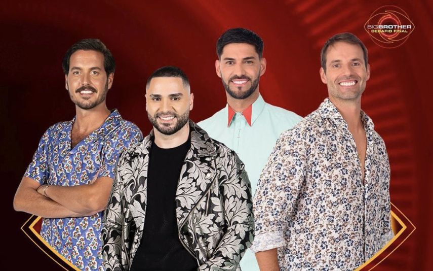 Esta semana no Big Brother – Desafio Final ficaram nomeados apenas homens. Depois da expulsão de Jaciara Dias, saiba quem são os quatro nomeados que correm o risco de abandonar a casa mais vigiada do país no próximo domingo.