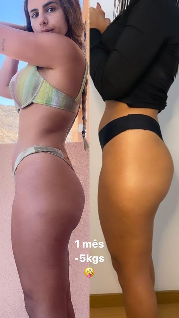 Joana Albuquerque está orgulhosa com o seu corpo. A ex-Big Brother perdeu cinco quilos e mostrou o antes e o depois desta mudança.
