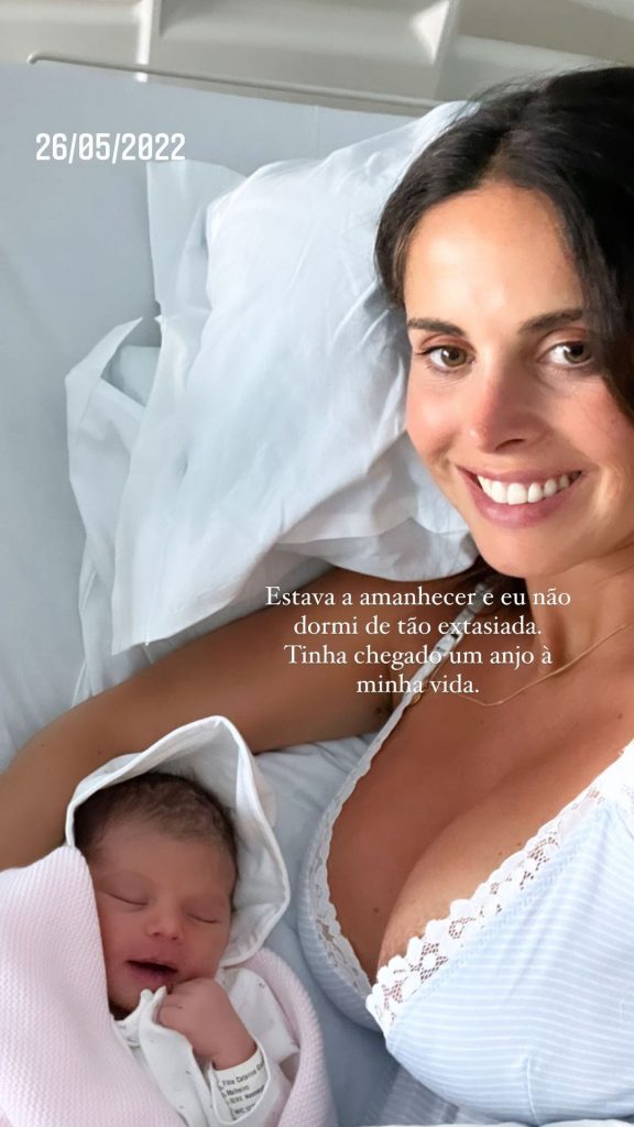 Catarina Gouveia relata o dia do parto com imagens inéditas