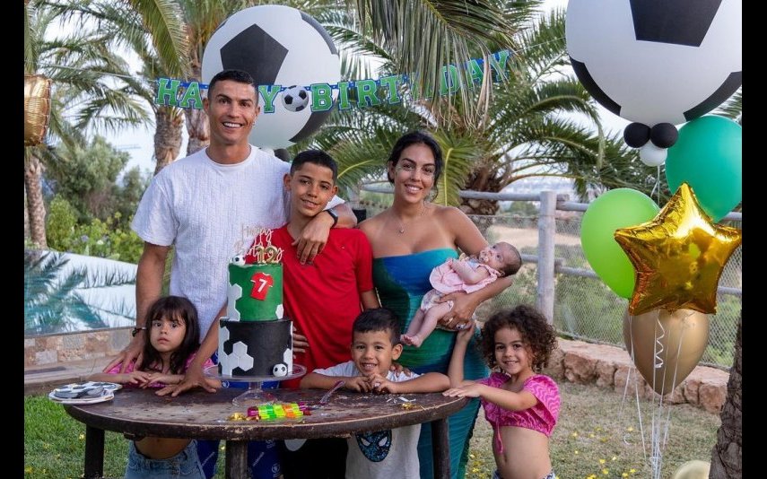 Cristiano Ronaldo em família