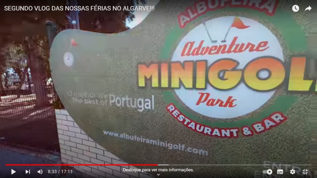 Diogo Inácio aconselha uma visita ao MiniGolf Adventure Park, em Albufeira