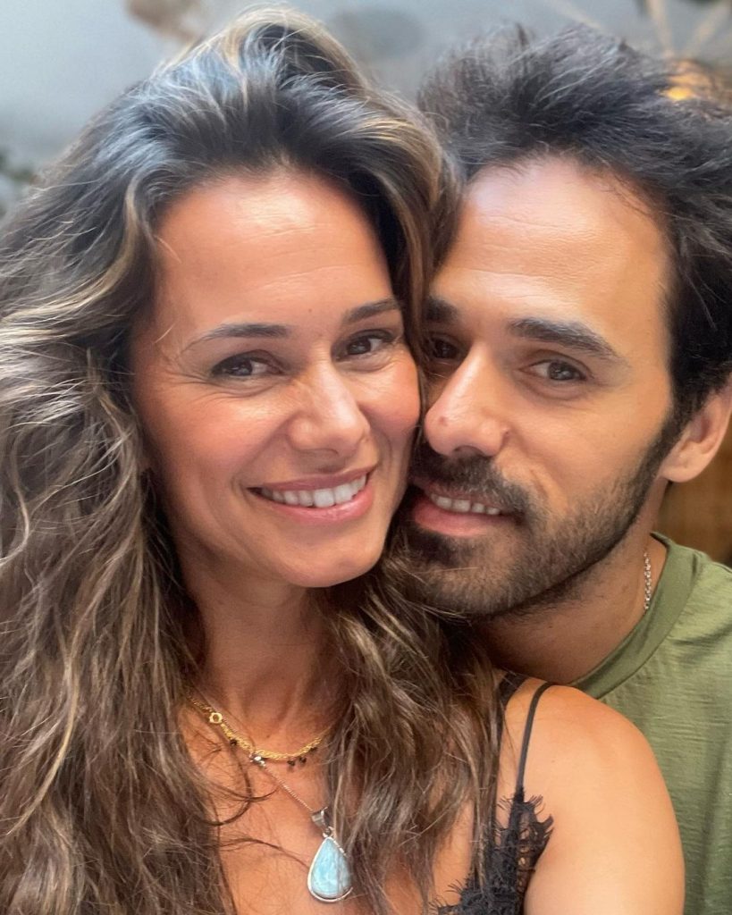 Cláudia Vieira com o namorado, João Alves