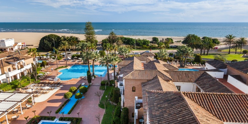 Vanessa Martins está de férias no resort Barceló Isla Canela, em Huelva