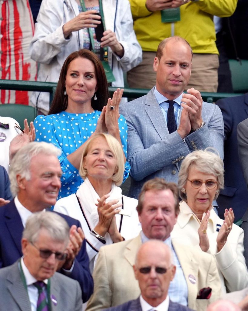 Willam e Kate em Wimbledon