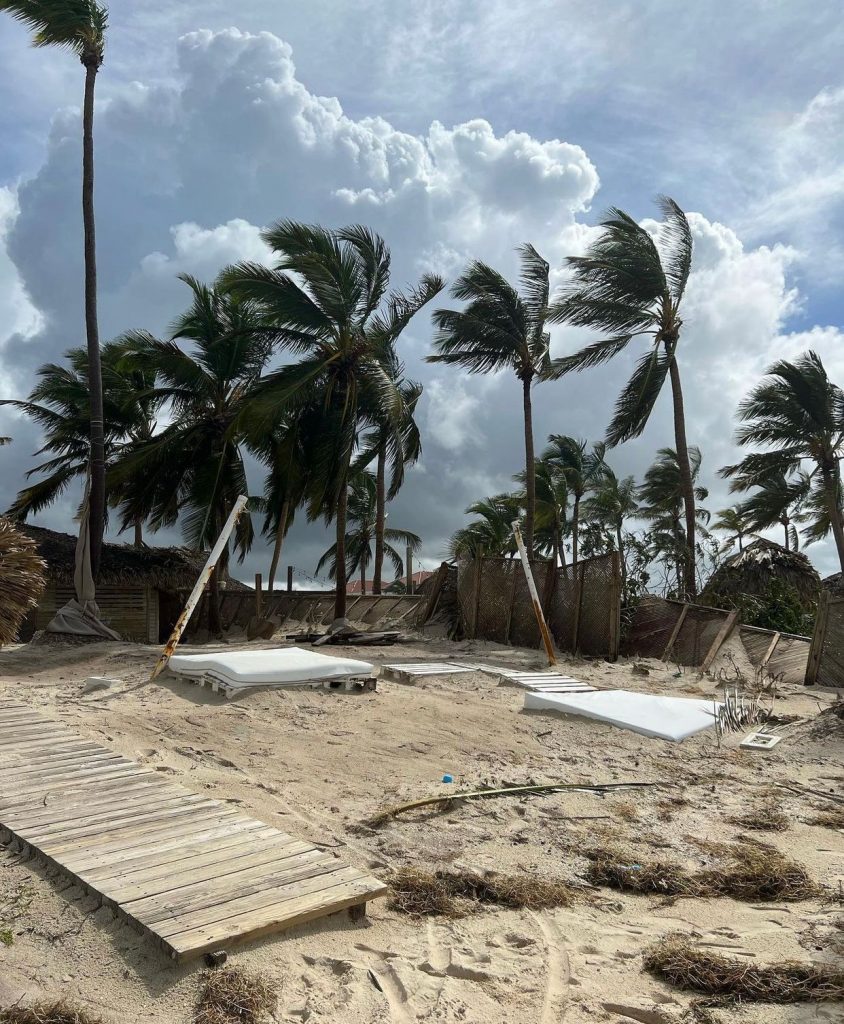 Imagens da destruição provocada pelo furacão Fiona