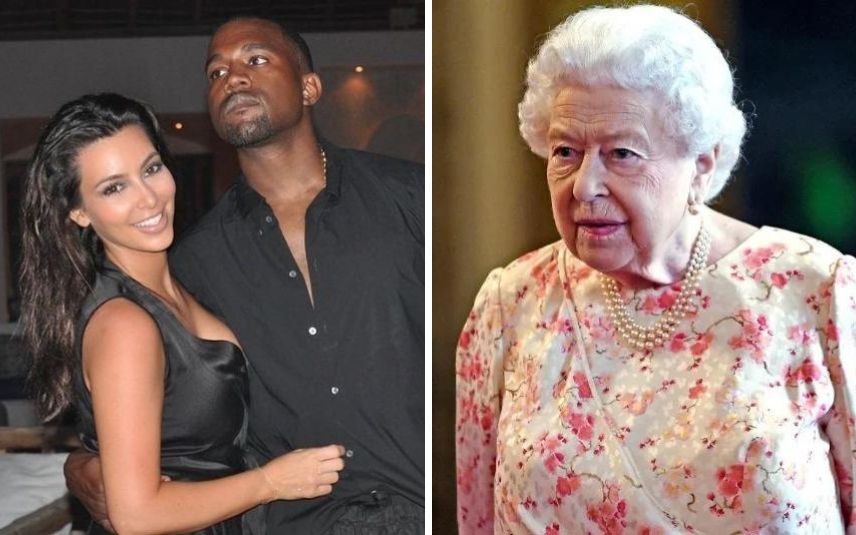 Kanye West partilhou uma mensagem em que presta as condolências pela morte da rainha Isabel II e compara o momento de luto à separação de Kim Kardashian.