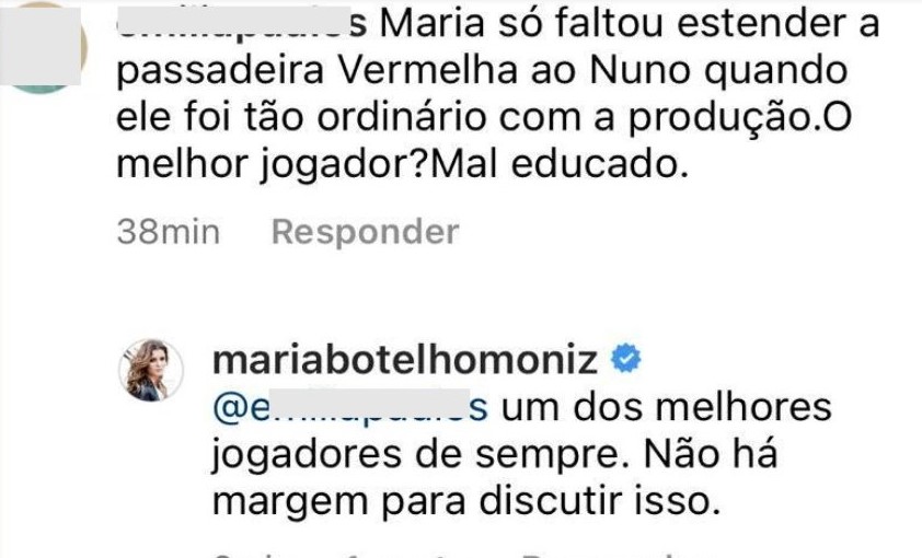 Maria Botelho Moniz esteve à conversa com Nuno Homem de Sá e considerou-o um dos melhores concorrentes do Big Brother.