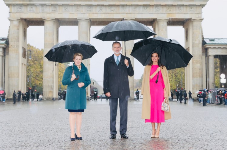 Rainha Letizia e rei Felipe VI na Alemanha