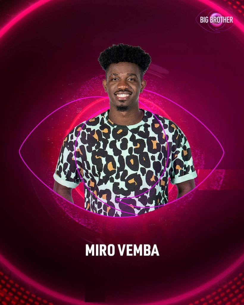 Miro Vemba, concorrente do "Big Brother"