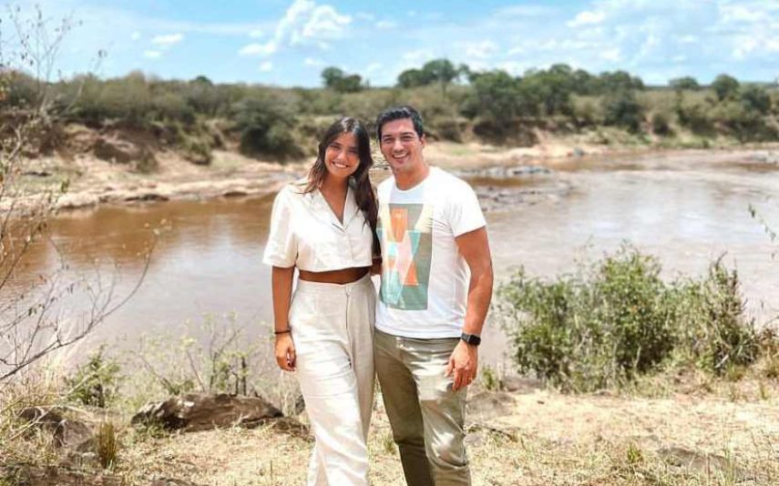 Madalena Guedes Moniz escolheu um destino selvagem para a lua de mel e decidiu fazer um luxuoso safari com o marido, João Fezas Vidal.