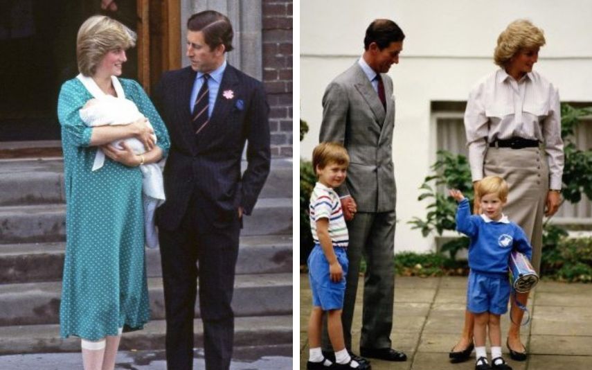 Recorde alguns momentos da relação mediática da princesa Diana e do então príncipe Carlos.