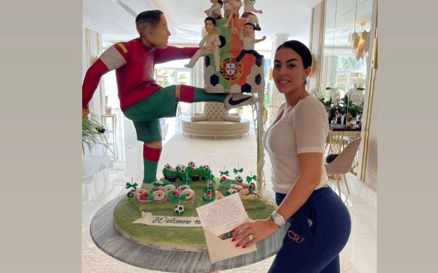 Georgina Rodríguez esteve a acompanhar as mudanças da casa de Manchester e só rumou agora para o Mundial para apoiar Cristiano Ronaldo na Seleção