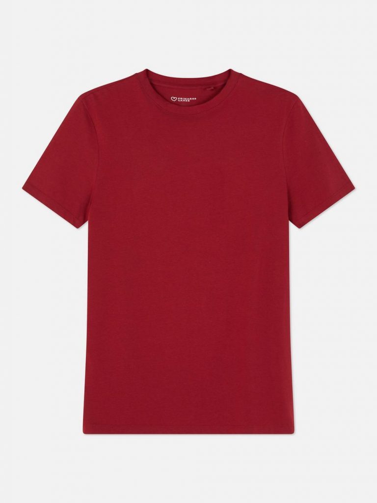 T-shirt algodão elástica -Primark-4,5 euros