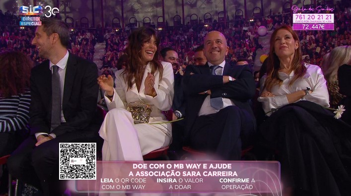Marcelo Rebelo de Sousa atendeu um telefonema dos donativos da Gala dos Sonhos da Associação Sara Carreira e acabou por dizer, em direto, o número de telefone do telespectador.