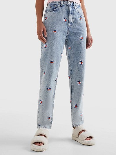 MOM ULTRA HIGH RISE TAPERED EMBROIDERED JEANS - TOMMY JEANS - €139.90