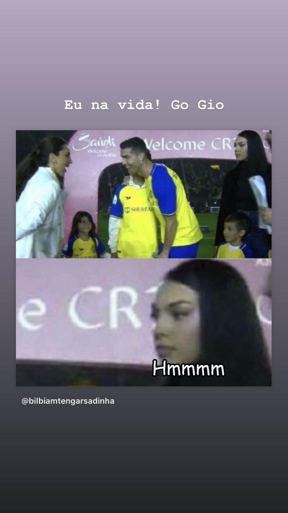 Georgina Rodríguez elegeu um visual discreto na apresentação de Cristiano Ronaldo enquanto jogador do Al Nassr. Contudo, houve um momento que chamou a atenção!
