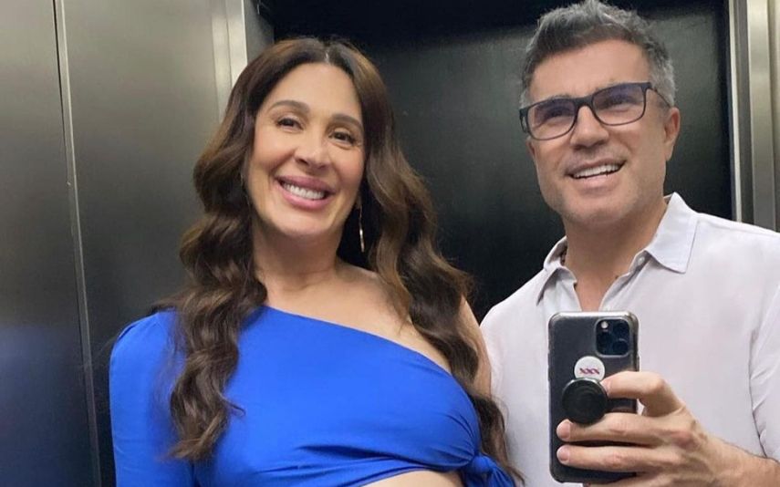 Cláudia Raia está grávida pela terceira vez aos 56 anos. Nas redes sociais, a atriz exibiu com orgulho o seu barrigão.