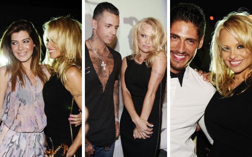Pamela Anderson esteve dois dias em Portugal e foram vários os famosos portugueses que se fotografaram ao lado da atriz.