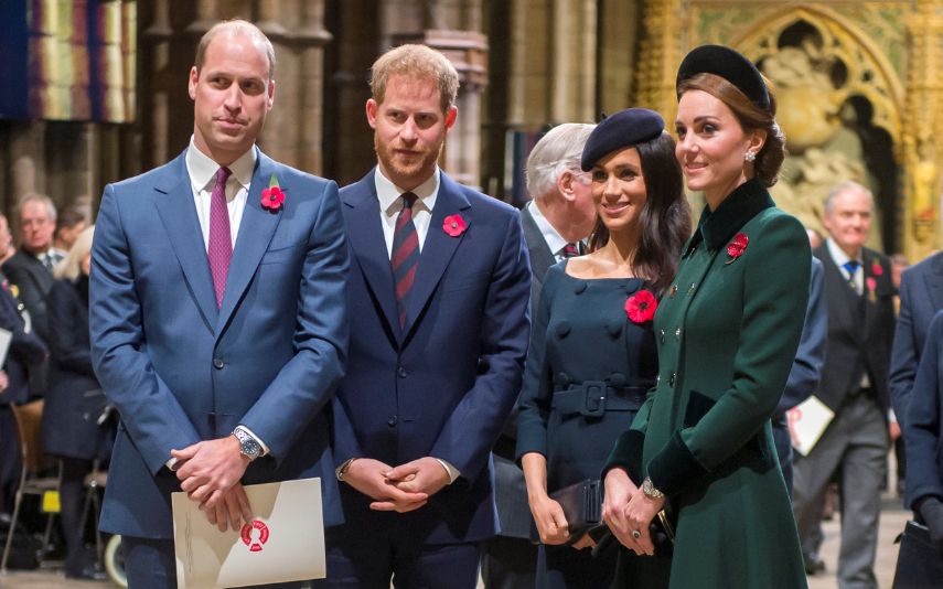 Príncipe Harry, Meghan Markle, Príncipe William e Kate Middleton