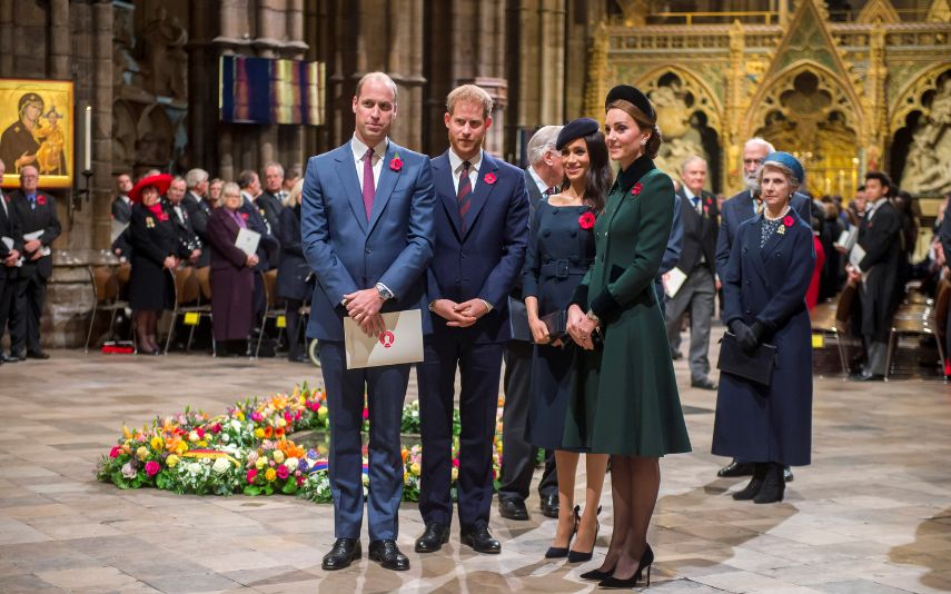 Príncipe Harry, Meghan Markle, Príncipe William e Kate Middleton