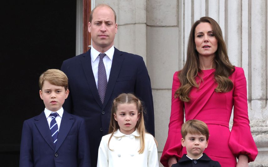 Kate Middleton, William e filhos