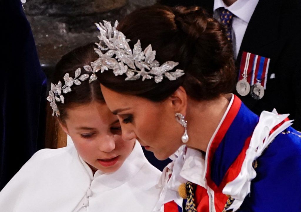 Kate Middleton e a filha Charlotte